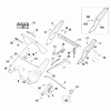 Viking Benzinrasenmäher MB 545.0 V, MB 545.0 VM Listas de piezas de repuesto y dibujos C - Rahmen, Höhenverstellung