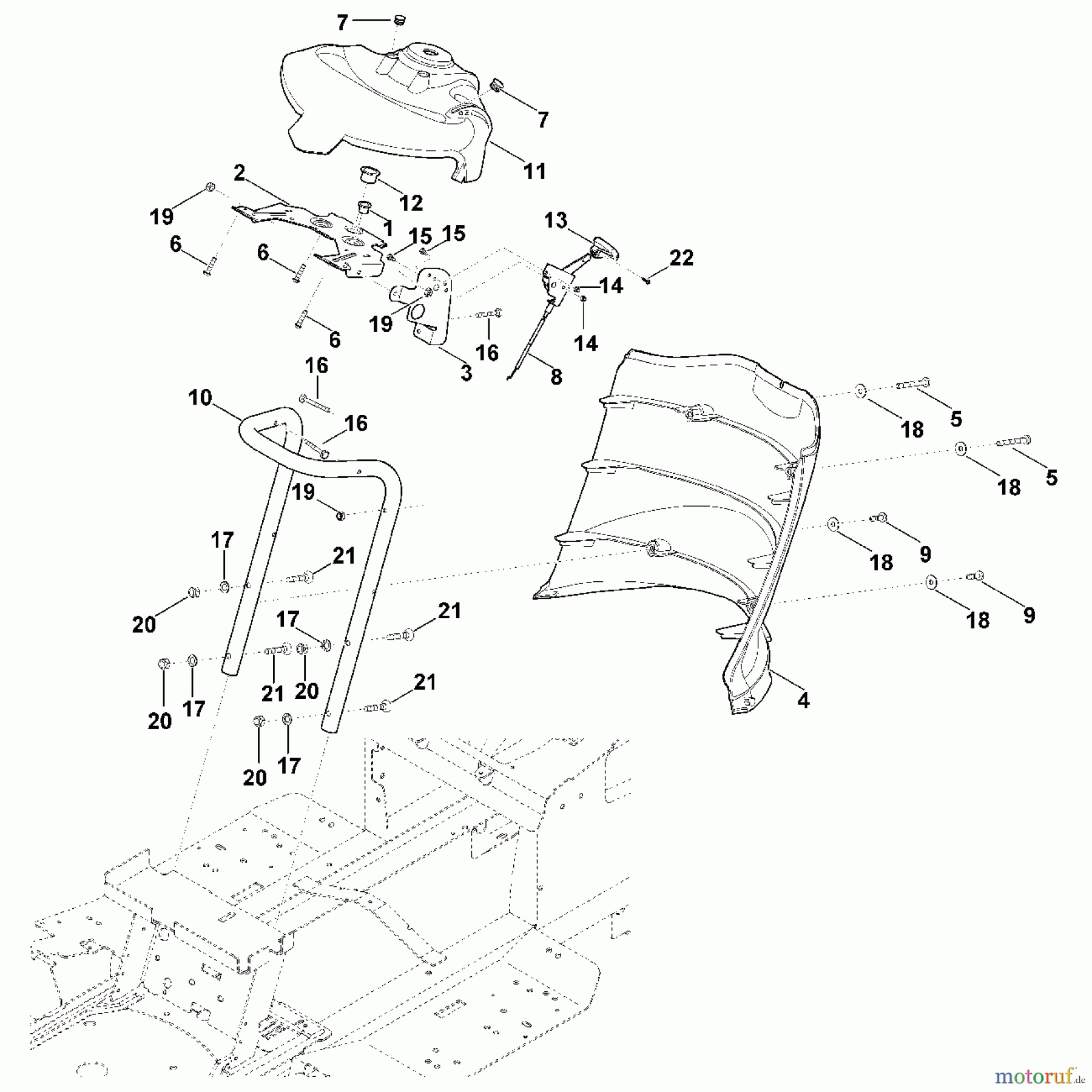  Viking Rasentraktoren Rasentraktoren MT 4097.0 S B - Armaturenbrett