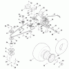 Viking Rasentraktoren MT 5097.0 C Listas de piezas de repuesto y dibujos J - Getriebe, Hinterrad