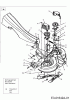 Lawnflite 705 13AP508E611 (2002) Listas de piezas de repuesto y dibujos Mowing deck E (36"/92cm) with 1 idler pulley
