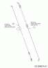 Black-Line BL 3546 S 12C-TF5B683 (2019) Listas de piezas de repuesto y dibujos Control cable brake, Control cable