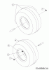 MTD Optima LN 165 H 13IN71KN678 (2018) Listas de piezas de repuesto y dibujos Rear wheels
