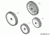 MTD Optima 53 SPBHW 12D-PH5L600 (2019) Listas de piezas de repuesto y dibujos Wheels