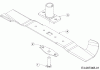 MTD P 46 T 11D-TASJ600 (2019) Listas de piezas de repuesto y dibujos Blade, Blade adapter
