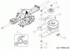 MTD 96 13BH765F600 (2020) Listas de piezas de repuesto y dibujos Idle pullie gearbox