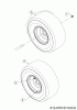 MTD ANTHRACITE POWER 92 13CM71KE676 (2021) Listas de piezas de repuesto y dibujos Rear wheels