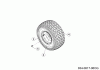 Riwall RLT 92 T 13BB765E623 (2021) Listas de piezas de repuesto y dibujos Rear wheels