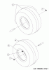 MTD Smart RF 130 H 13B771KE600 (2022) Listas de piezas de repuesto y dibujos Rear wheels