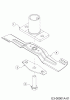 Cub Cadet XM1 DP46 11A-YAKC603 (2020) Listas de piezas de repuesto y dibujos Blade, Blade adapter