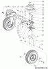 Cub Cadet XZ3 122 17BIDGHB603 (2020) Listas de piezas de repuesto y dibujos Front axle