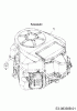 Cub Cadet XT3 QR95 13CFA5CB603 (2019) Listas de piezas de repuesto y dibujos Engine Kawasaki