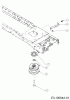 Cub Cadet XT1 OS107 13B8A1CS603 (2019) Listas de piezas de repuesto y dibujos Electric clutch, Engine pulley