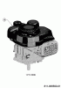 Cub Cadet LM1 AR46 12C-TQMG603 (2022) Listas de piezas de repuesto y dibujos Engine