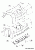Cub Cadet LM3 DR53S 12DBPVKC603 (2021) Listas de piezas de repuesto y dibujos Cover front axle