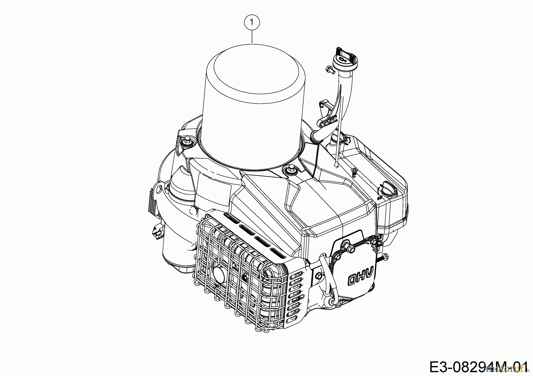  Cub Cadet Lawn tractors LR2 MS76 13A721JD603 (2021) Engine