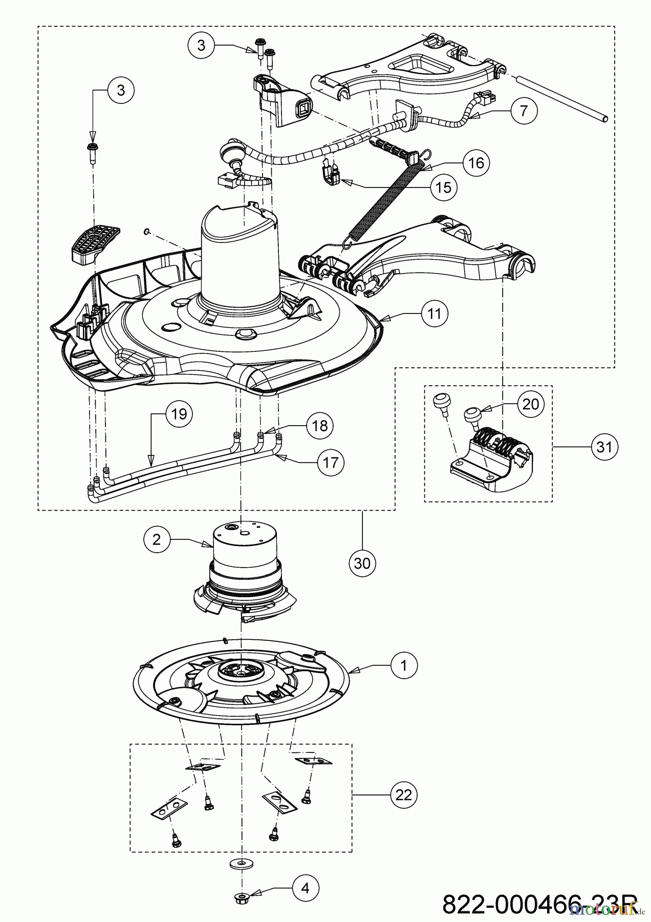  Robomow Robotic lawn mower RK1000 PRO 22AKFAFA619 (2023) Mower, cutting knife
