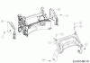 Wolf-Garten Expert 420 11C-LUSC650 (2020) Listas de piezas de repuesto y dibujos Rear baffle, Handle bracket