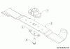 Wolf-Garten Expert 460 11B-TUKC650 (2017) Listas de piezas de repuesto y dibujos Blade, Blade adapter