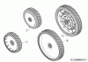 Wolf-Garten A 4600 ATHW 12A-TSSC650 (2018) Listas de piezas de repuesto y dibujos Wheels