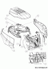 Wolf-Garten 106.185 H 13ALA1VR650 (2017) Listas de piezas de repuesto y dibujos Engine hood V-Style