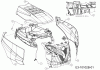 Wolf-Garten 95.165 H 13CDA1VB650 (2018) Listas de piezas de repuesto y dibujos Engine hood Wolf-Style