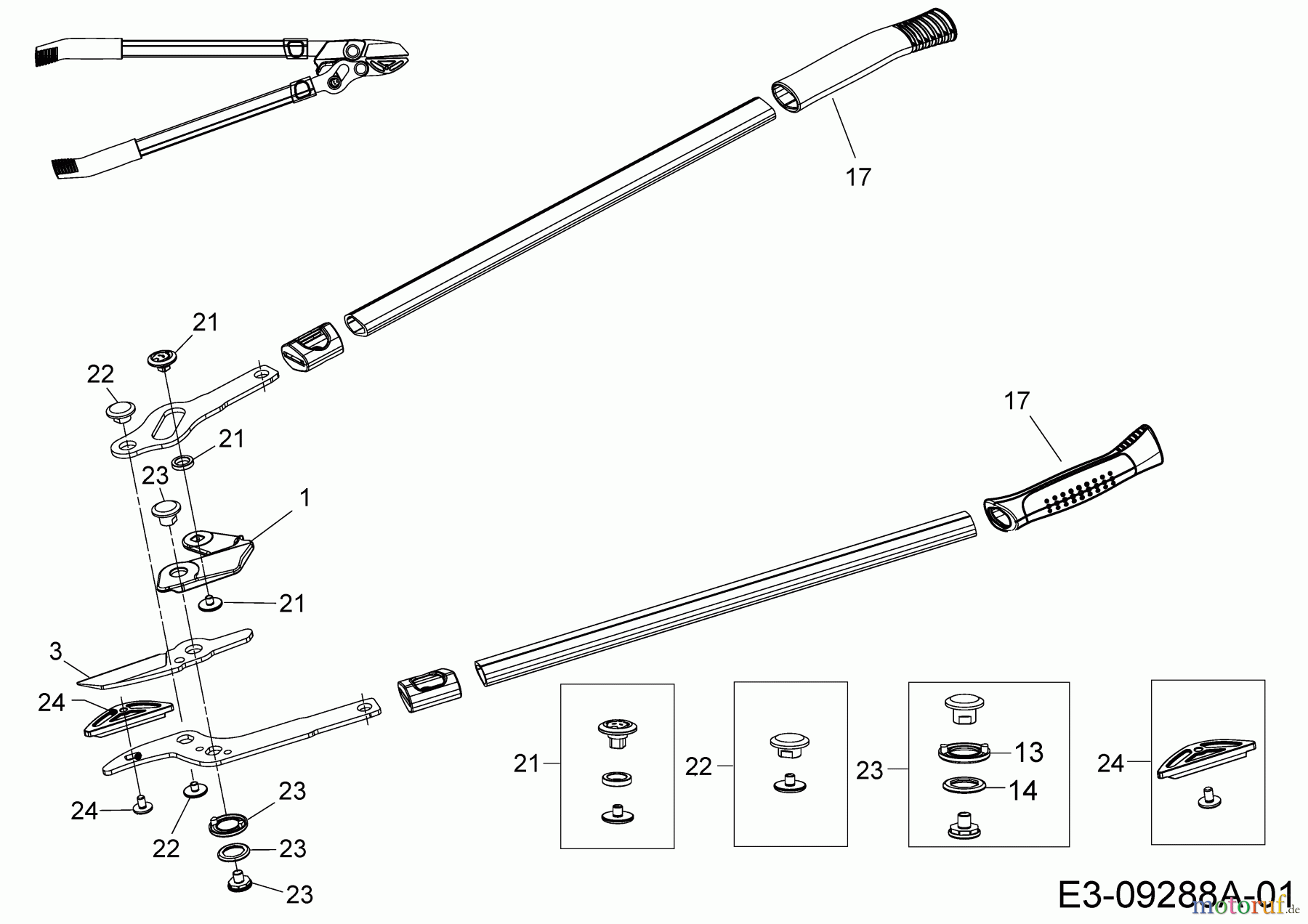  Wolf-Garten Loppers Power Cut RS 750 73BGA007650 (2022) Basic machine