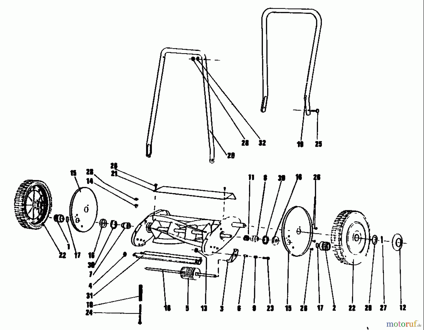  Golf Push cylinder mower Perfecta 15