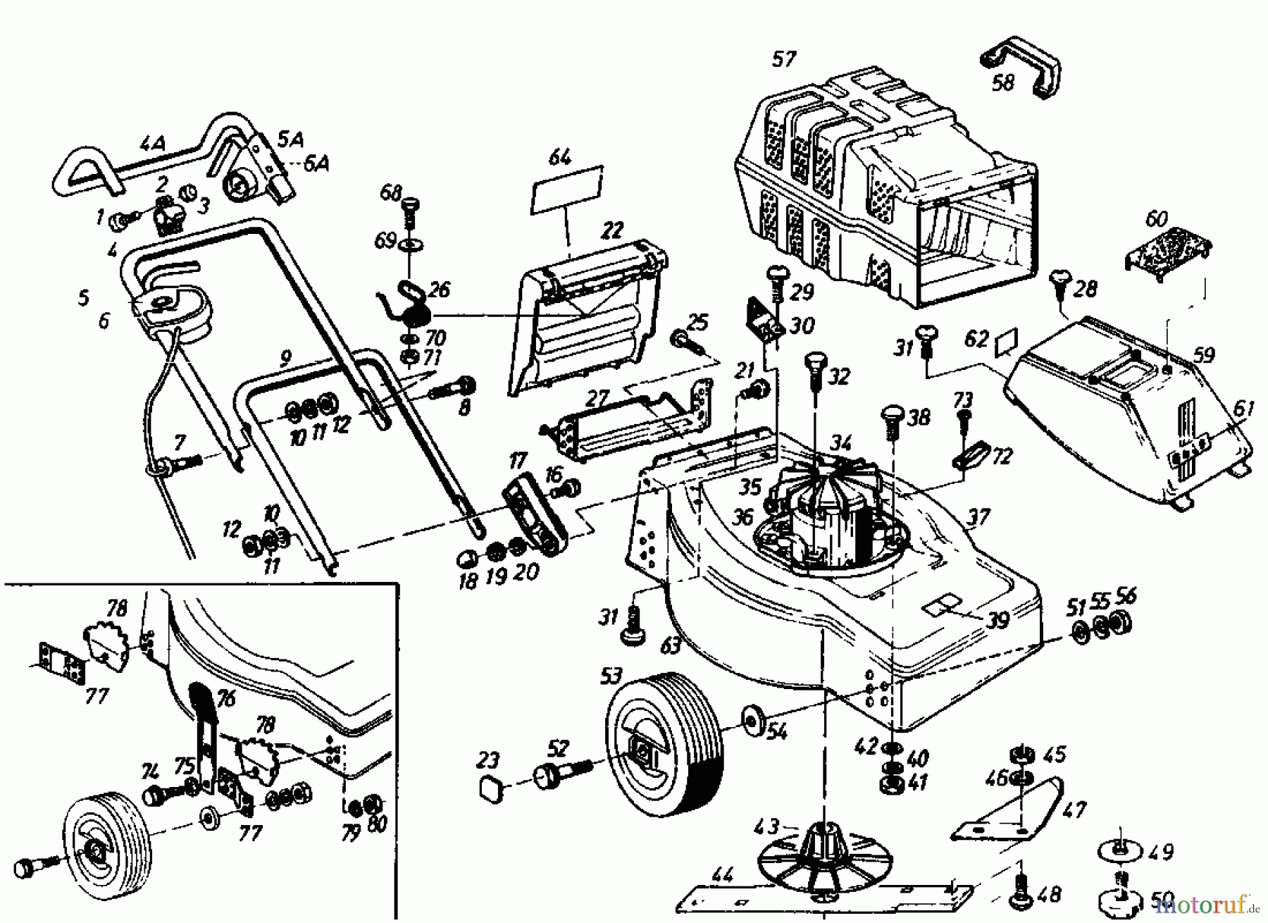  Golf Electric mower E 02881.01  (1987) Basic machine