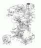 Novotrac NOVOTRAC 11-76 HA 138-5420 (1988) Listas de piezas de repuesto y dibujos Drive system, Engine pulley, Pedal, Rear wheels