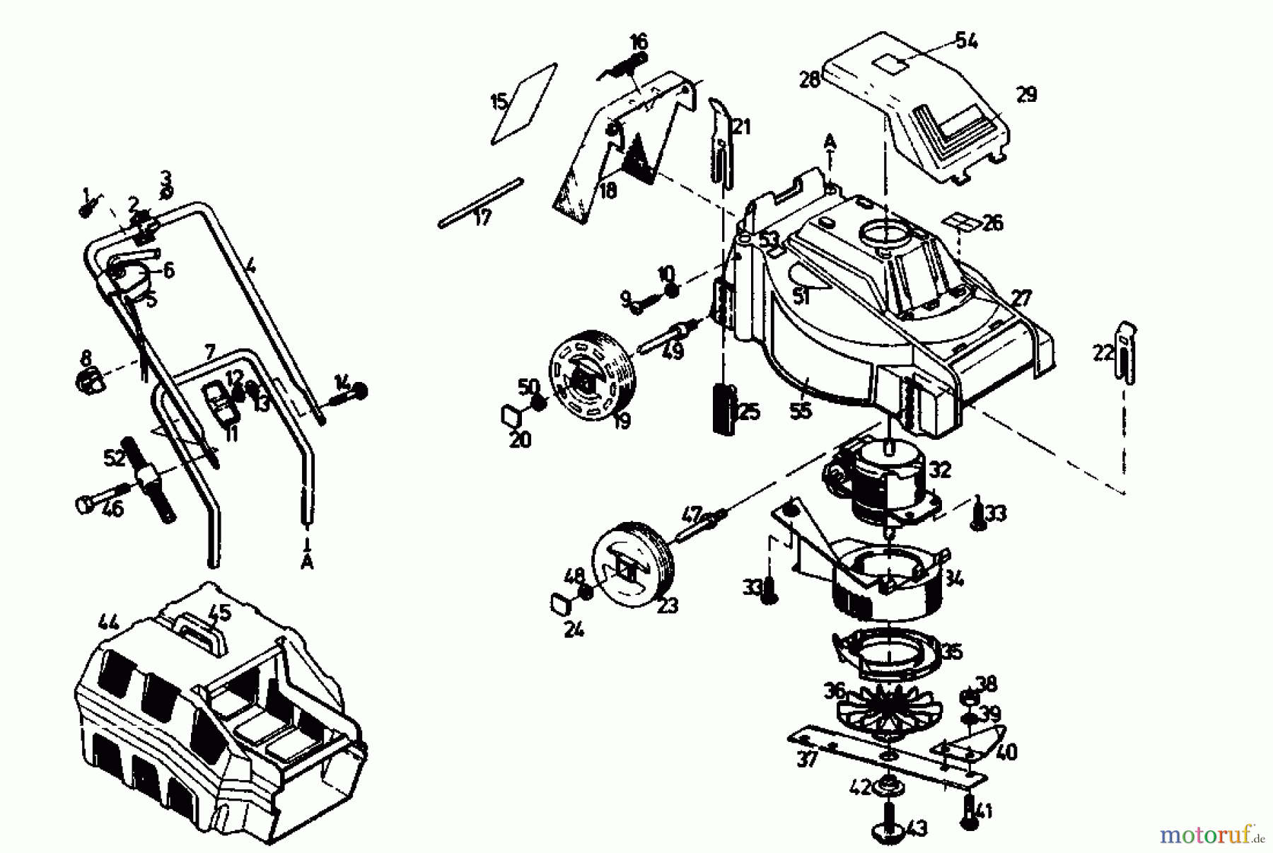  Golf Electric mower 140 HE 02889.03  (1988) Basic machine
