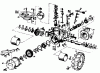 Gutbrod BM 100 4/BS 07507.02 (1988) Listas de piezas de repuesto y dibujos Gearbox