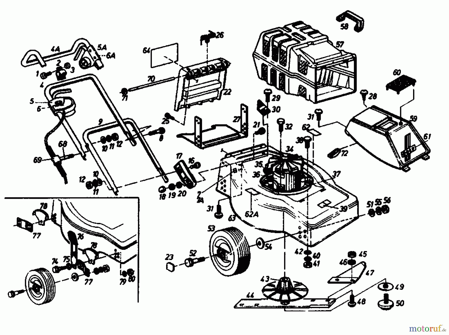  Golf Electric mower HE 02881.04  (1989) Basic machine