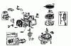 Gutbrod BM 710 07515.01 (1989) Listas de piezas de repuesto y dibujos Crankcase, Cylinder