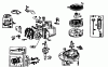 Gutbrod BM 710 07515.02 (1989) Listas de piezas de repuesto y dibujos Crankcase, Cylinder