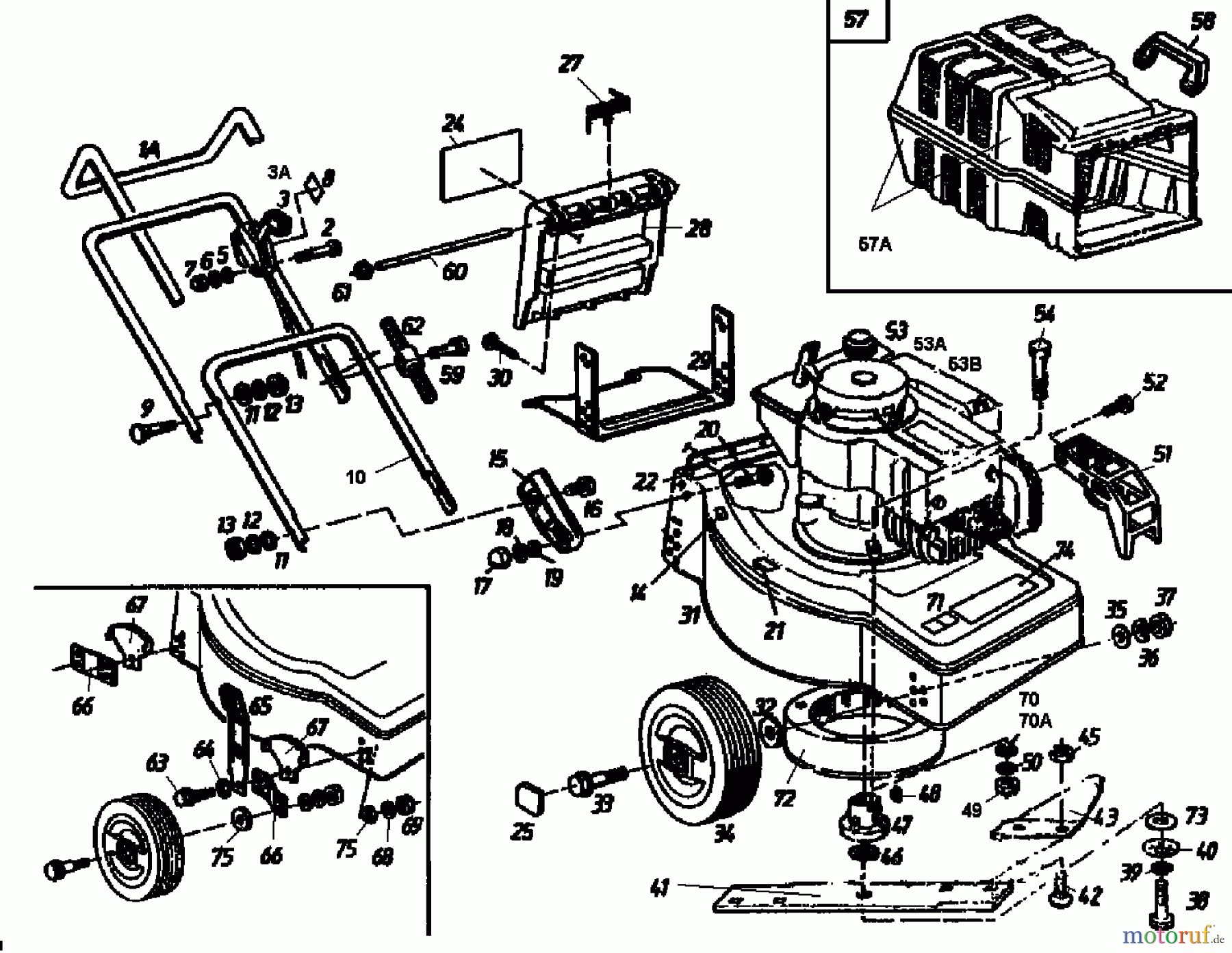  Golf Petrol mower Golf HBL 02880.04  (1991) Basic machine
