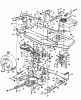 Bauhaus Yard-Man 10/76 133B352D646 (1993) Listas de piezas de repuesto y dibujos Drive system, Engine pulley, Pedal, Rear wheels