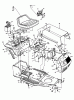 White I 451 E 134I451E679 (1994) Listas de piezas de repuesto y dibujos Dashboard, Engine hood, Fender
