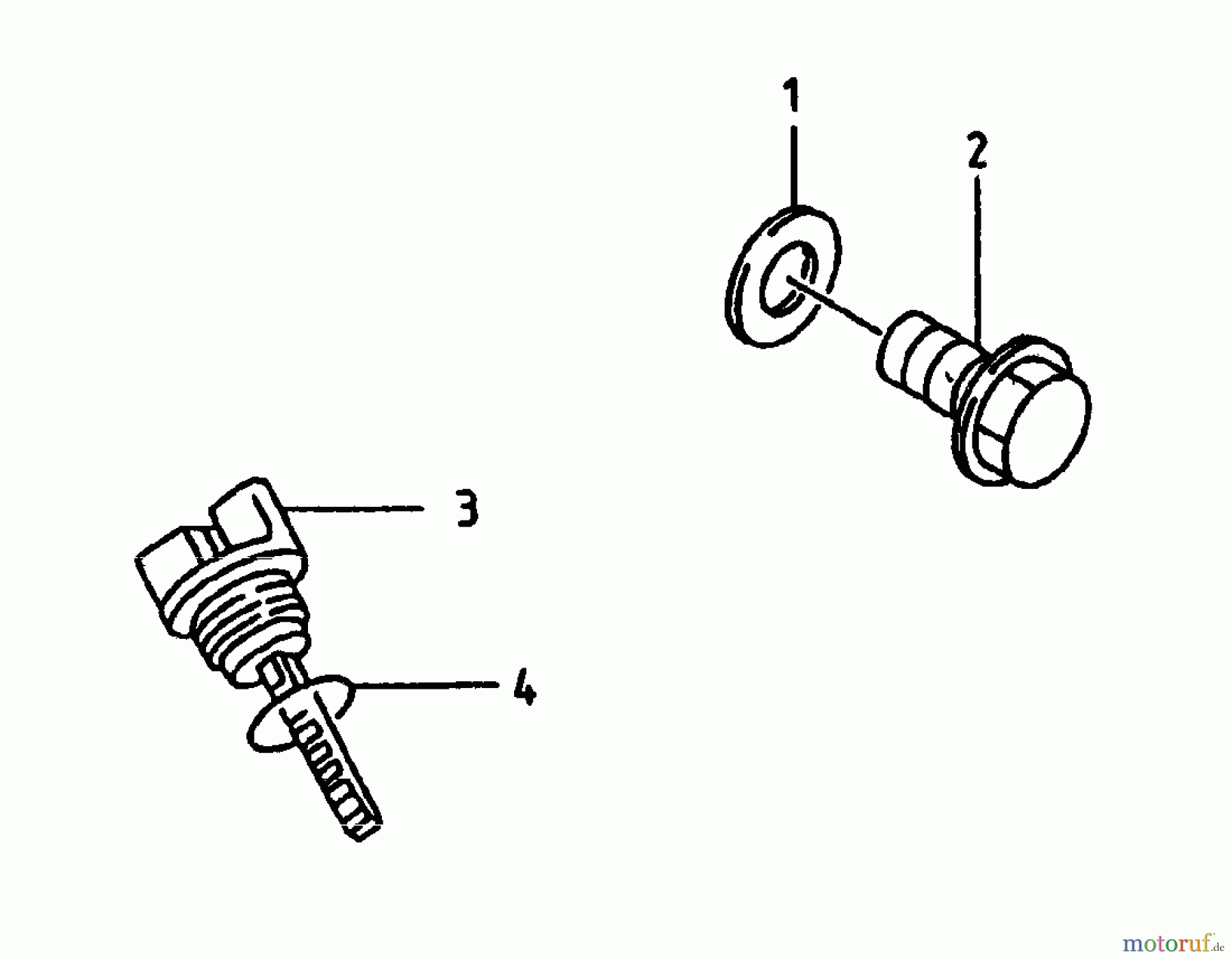  Gutbrod Cutter bar mower BM 107 07517.03  (1994) Oil drain plug