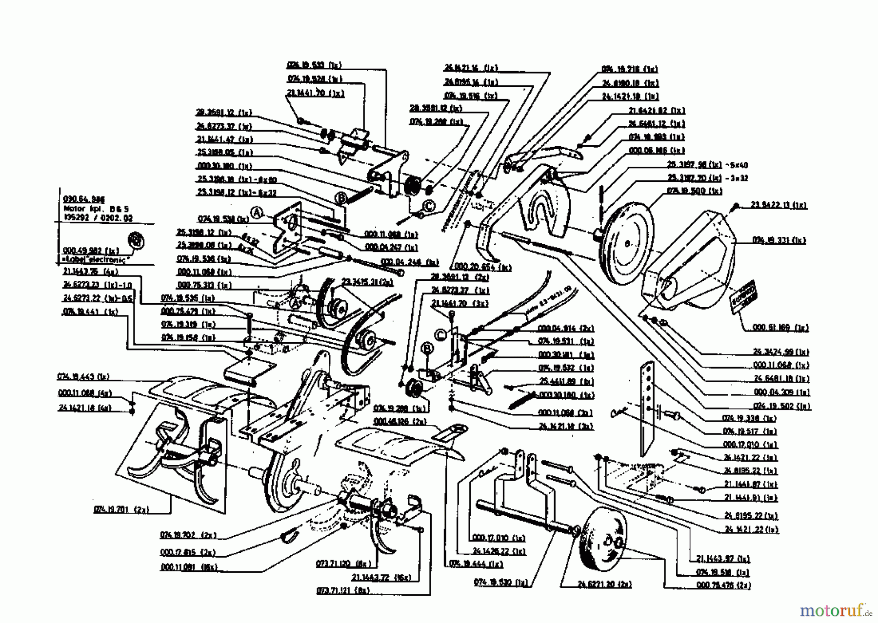  Gutbrod Tillers MB 62-52 07518.02  (1994) Basic machine