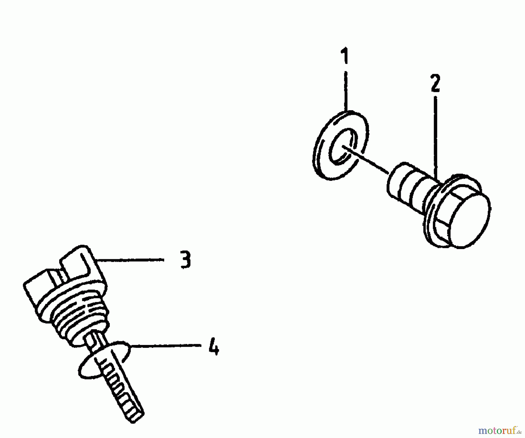  Gutbrod Cutter bar mower BM 107 07517.05  (1995) Oil drain plug