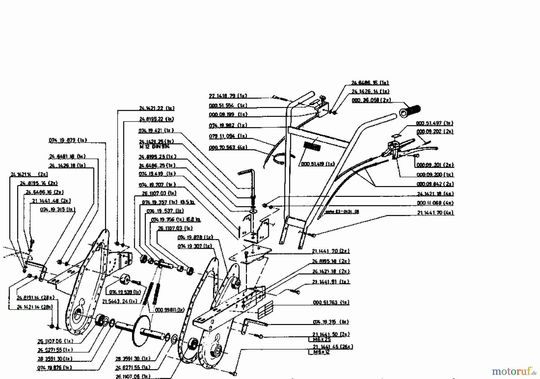  Gutbrod Tillers MB 62-52 07518.02  (1995) Basic machine
