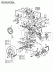 Brill Rasentraktoren 76/13 135N677C629 (1995) Listas de piezas de repuesto y dibujos Fahrantrieb, Motorkeilriemenscheibe, Pedal, Räder hinten