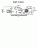 Agria 4600/107 134S679G609 (1994) Listas de piezas de repuesto y dibujos Wiring diagram single cylinder