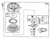 Gutbrod BM 710 07515.03 (1996) Listas de piezas de repuesto y dibujos Recoil starter