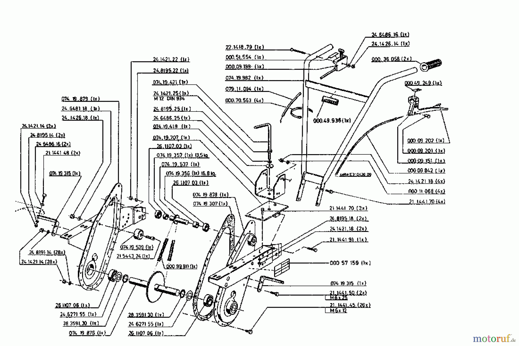  Gutbrod Tillers MB 62-35 07518.05  (1996) Basic machine
