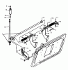 MTD EH 155 13AD795N678 (1997) Listas de piezas de repuesto y dibujos Lifting mecanism catcher