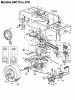 Mastercut 145/107 13AN661G659 (1997) Listas de piezas de repuesto y dibujos Electric clutch, Drive system, Engine pulley