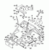 Wolf-Garten SV 4 6155000 Series C (2003) Listas de piezas de repuesto y dibujos Height adjustment, Lower frame