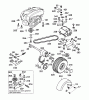 Wolf-Garten Scooter OHV 3 6995000 Series D (2003) Listas de piezas de repuesto y dibujos Differential, Drive system, Engine
