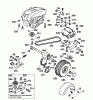 Wolf-Garten OHV 3 6995000 Series C (2003) Listas de piezas de repuesto y dibujos Differential, Drive system, Engine